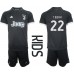Juventus Timothy Weah #22 Replika Babykläder Tredje matchkläder barn 2023-24 Korta ärmar (+ Korta byxor)
